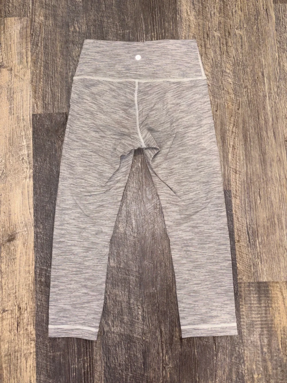 lululemon athletica Light Gray Marled High-Rise Leggings
